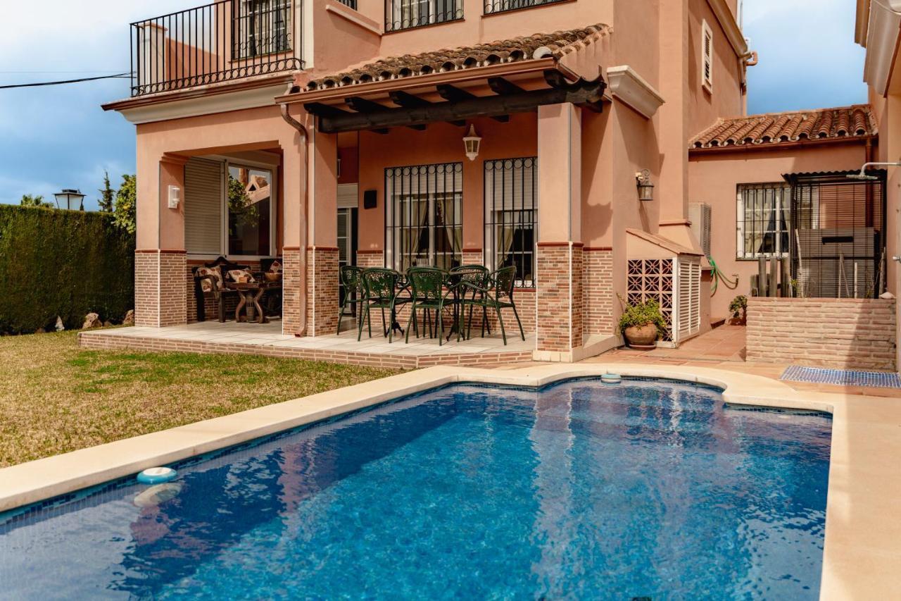 Villa Estilo Mediterranea Con Piscina, Jardin, Bbq Y Jacuzzi - Villa Bel Air Real Estepona Exteriör bild